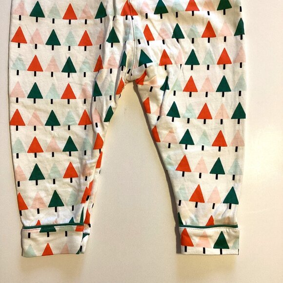 Indigo Baby Romper Onesie 18-24 Months Holiday Christmas Tree Soft Flannel - Picture 5 of 7